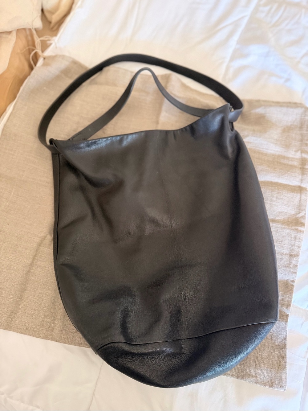 Large STYLECRAFT Japan North- South Slouchy Leather Bag